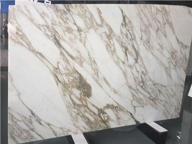 Ιταλική χρυσή μαρμάρινη πλάκα Calacatta